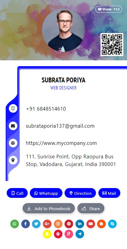 low cost visiting card